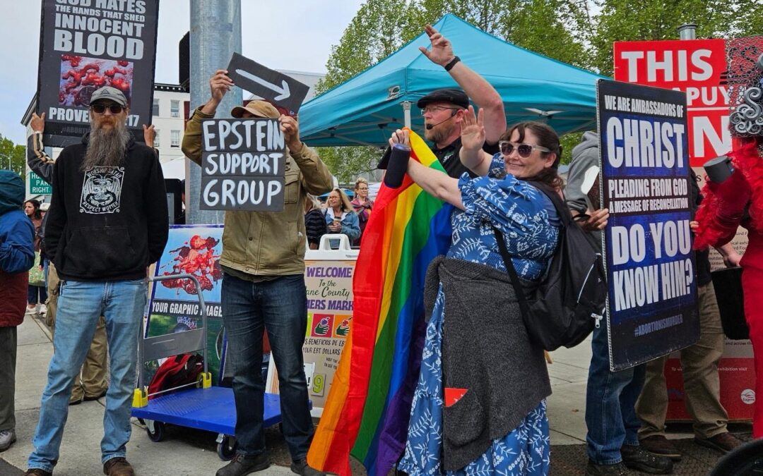 Less Bitter, More Glitter: Community Shuts Down Evangelicals’ Anti-Queer Outreach