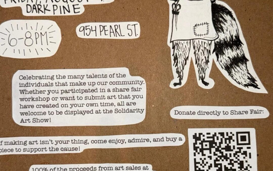 Solidarity Art Show 8/7